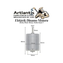 Dinamo Deney Seti 1 Paket Rüzgar Enerjisinden Elektrik Üretme Deney Seti Dinamo Krokodil Kablo Açma Kapama Anahtarı Mantar Led Ampul