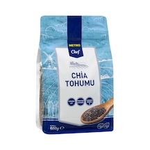 Metro Chef Chia Tohumu 500 G - Yüksek Lifli, Omega 3 Ve Protein Kaynağı 4'li Avantaj Paketi - 4 Tarı