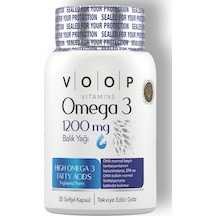 Omega 3 Balık Yağı 1200 Mg 30 Kapsül
