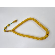 Zeyzun Usta İmzalı Sıkma Kehribar Tespih 9,5 X 10,5 Mm