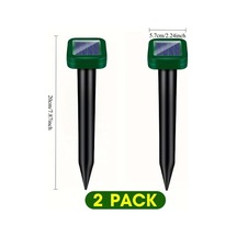 Willowhaven 2 Adet Güneş Enerjili Ses Dalgası Hayvan Kovucu Led Flaş Bahçe Çim Koruma