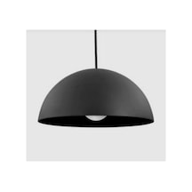 Simat Metal Sarkıt Vintage Avize 40 Cm Siyah