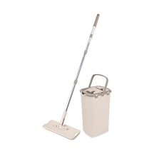 Omnisoft FLR F400 Eko Sihirli Tablet Mop Temizlik Seti Krem Omnisoft FLR F400 Eko Sihirli Tablet Mop Temizlik Seti Krem