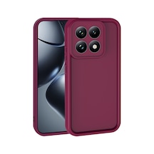 Xiaomi 15t Kılıf Kamera Korumalı Kalın Silikon Üstün Koruma Pazarplus Mürdüm