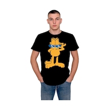 Garfield Cat Gözlüklü Kedi Hippi Tişört Unisex T-shirt 001