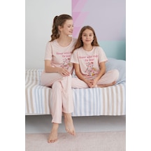 Siyah İnci Pamuklu Örme Pijama Takım 24117055 Çok Renkli