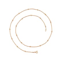 Toplu Forse Kadın Gümüş Zincir Kolye 45 Cm Wsn212
