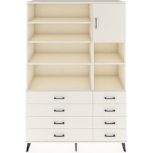 Hyperion Dolap 8 Raflı 8 Çekmeceli Tek Kapaklı 132x44x195 Aytaşı-aytaşı/aytaşı Aytası/aytası Hyperion Dolap 8 Raflı 8 Çekmeceli Tek Kapaklı 132x44x195 Aytaşı-aytaşı/aytaşı Aytası/aytası