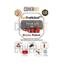 Eva Trafik Seti Plus - 1 Kg Yangın Tüpü - 2 Yıllık - Gri - Bronz Paket