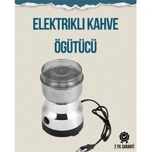 Kompakt Elektrikli Kahve Ve Baharat Öğütücü 14500 Devir, Şeffaf Kapaklı, Hediye İçin İdeal Genel