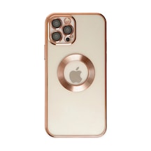 Apple İphone 12 Pro Kılıf Slot Silikon - Rose Gold 0.2M-Çok Renkli