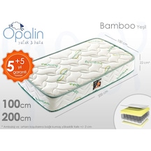 Babyhopeankara 100X200 Opalin Ortopedik Bamboo Yaylı Yatak 100*200 Bamboo Yatak
