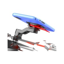 Coofbe Güvenlik Kilitli 3m Yapıştıcı Motosiklet Bisiklet Gidon Telefon Tutucu Çok Renkli