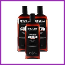 Bezos Brickell Erkeklere Özel Anti-white Saç Sakal Bakım Şampuanı 237 Ml X 3 Adet Bty