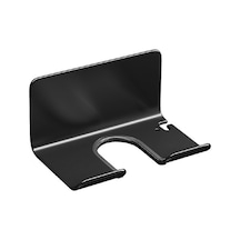 Cbtx Evrensel Saç Kurutma Makinesi Kendinden Yapışkanlı Duvara Monte Organizatör Standı - Siyah