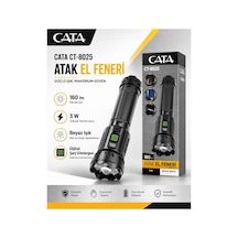 Ct-8025 Atak El Feneri 3w Beyaz Işık Diğer