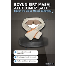 Boyun Ve Sırt Aleti - Isıtmalı Yoğurma Özellikli Omuz Şalı Tipi Cihazı Bx-315981
