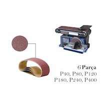 Venoa Promax Pm72501 Uyumlu Tezgah Bant Zımpara Kağıdı 6 Parça