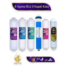 Kapalı Kasalara Uyumlu Ph8 B 12 Filtre Destekli 6'lı Filtre Seti