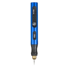 Hallow E24290BL Mini Akülü Döner Alet 3 Vitesli 5V Şarj Edilebilir Elektrikli Gravür Kalemi Mavi