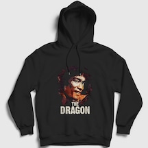 Presmono Unisex The Dragon Bruce Lee Kapüşonlu Sweatshirt