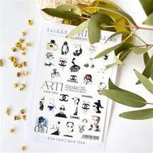 Stiker Arti 195 Beyaz