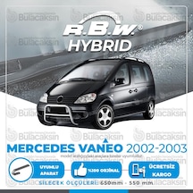 Rbw Hybrid Mercedes Vaneo 2002 - 2003 Ön Silecek Takımı -Hibrit