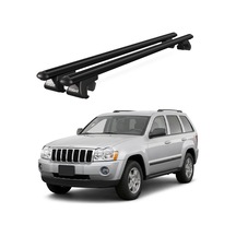 Venüs Jeep Grand Cherokee 2005-2010 Uyumlu Siyah Ara Atkı Port Bagaj Tavan Barı