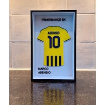 Marco Asensio Futbol Forma Tablo Masa Dekoru Çerçeveli Pla Baskı 22 X 14cm