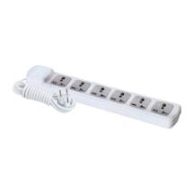 Far F305b 6'lı Universal Grup Priz 3 Metre Orta Mesafeli Uzatma Prizi