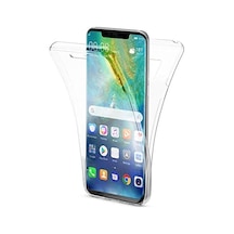 Mate 20 Pro İçin Kılıf 6 Tarafı Tam Full Koruma 360 Clear Soft Şeffaf Mate 20 Pro İle Uyumlu Kılıf - Şeffaf 50 x 22
