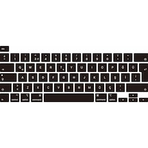 Apple Uyumlu MacBook 16'Inc A2141 Silikon Klavye Koruyucu Tr Türkçe