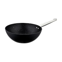 Zest Gusto Granit 28cm Wok Tava Siyah
