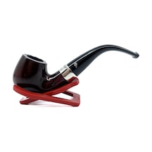 Peterson Dr. Jekyll & Mr. Hyde - Partical Rusticated Kırmızı 9 Mm Filtreli Vulcanite Saplı Pipo 205790