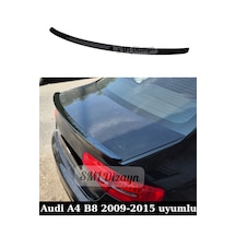 Audi A4 B8 Spoiler Spoyler Parlak Siyah 2009-2015