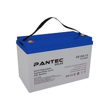 Pantec Solar 12v 100ah Deep Cycle Jel Akü