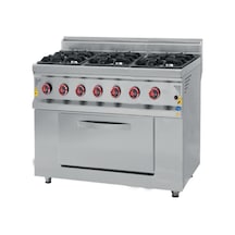 Karacasan Endüstriyel 120 Cm 700 Seri 6 Gözlü Lpg Tüplü Kuzine