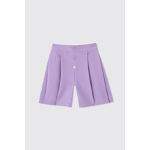 Panço Kız Çocuk Lila Şort Etek 2611gk13034 Mor