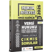 Dizgi Kitap 2026 Hukuk Atölyesi Hmgs Hakimlik Vergi Vergi Usul Hukuku Türk Vergi Sistemi Çıkmış Sorular