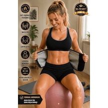Unisex Termal Terletici Korse Bel Göbek İnceltici Şekillendirici Kemer Fitness Lohusa Korsesi