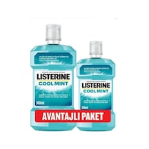 Listerine Cool Mint Nane Aromalı 500 Ml + 250 Ml - Avantajlı Paket
