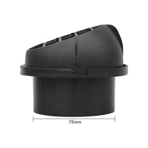 Yuntech01 Isı Dayanıklı Plastik Park Etme Isıtıcı Hava Borusu - 75mm Çaplı Yakıtlı Isıtıcı Aksesuarı T/y/eğik/kıvrık Tip Seçenekli