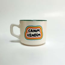 Canım Kendim Baskılı Yeşil İçli Venüs Kupa