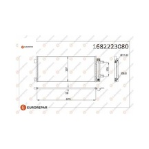 Erp Klima Radyatörü Astra K B16 Eurorepar 1682223080
