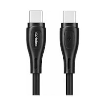 Schitec 60w Type-c To Type-c Hızlı Şarj Ve Data Kablosu Siyah 1m Hg/c-09cc