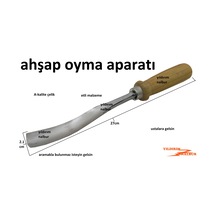 Ahşap Oyma Aparatı 27cm Kuksa İskarpile Profesyonel Ahşap Oyma Ap