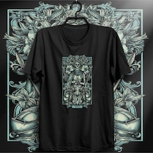 Stoned&Fame Başak Burcu Baskılı T-shirt SIYAH