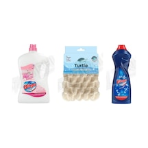 Bingo Yüzey Tem. Fresh 2.5 Lt + Turtle Havlu + Amonyaklı Krem 750 Ml 3'lü Set Diğer
