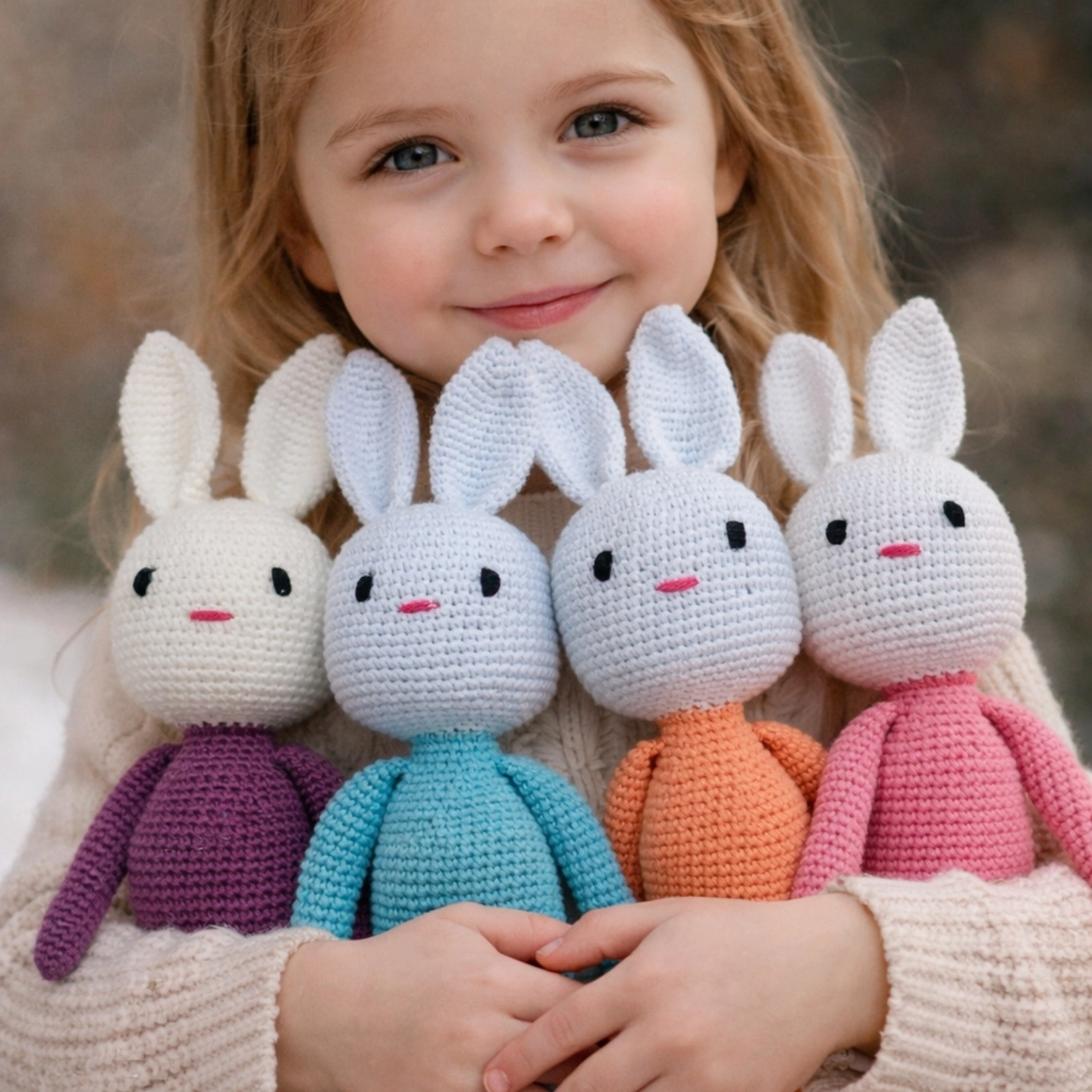 Amigurumi Oyuncak Tavşan Turuncu