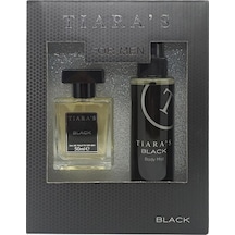 Tiara's Black Erkek Parfüm EDT 50 ML + Black Body Mist Sprey 150 ML